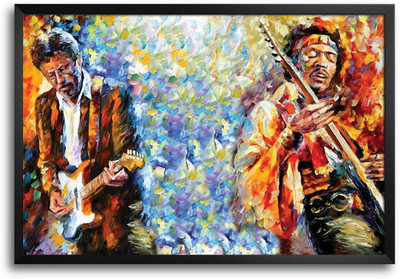 46% OFF on Abstract Music Artists Oil Painting Laminated Framed Paper Print 46% OFF on Abstract Music Artists Oil Painting Laminated Framed Paper Print
