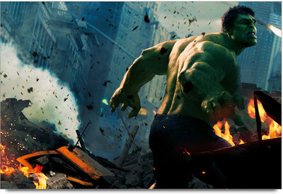 62% OFF on Hulk In Anger Paper Print 62% OFF on Hulk In Anger Paper Print