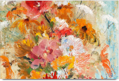 34% OFF on Amy Artistic Effect Caused in a Flower Painting 3D Poster