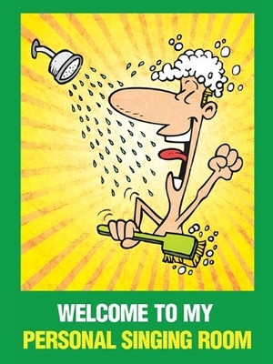 70% OFF on Welcome To my Personal Singing Room 3D Poster