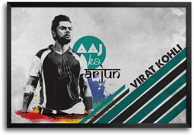 46% OFF on Shopmantra Virat Kohli Aaj Ka Arjun Paper Print