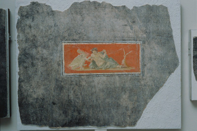 14% OFF on Fresco Fragment With Woman And Swan Fine Art Print