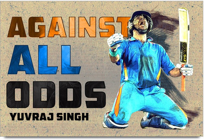 53% OFF on Yuvraj Singh Against All Odds Laminated Poster Paper Print