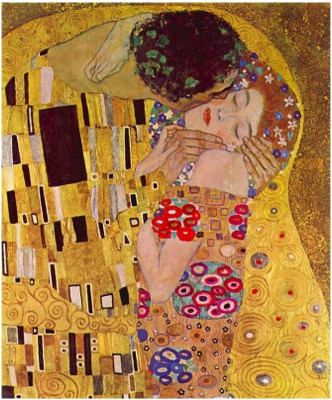 8% OFF on The Kiss Paper Print