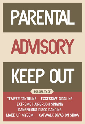 37% OFF on Parental Advisory Vintage Paper Print