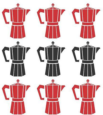 Espresso - Kitchen Art - Red & Black Espresso Makers 12 Espresso - Kitchen Art - Red & Black Espresso Makers 12
