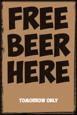8% OFF on Free Beer Paper Print 8% OFF on Free Beer Paper Print