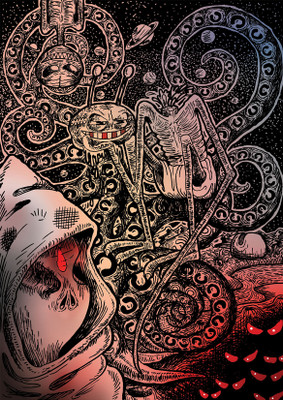 The Ghosts Of Aliens Paper Print The Ghosts Of Aliens Paper Print