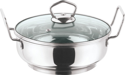 4% OFF on Vinod Friendly with Lid Kadhai 3.4 L Stainless Steel 4% OFF on Vinod Friendly with Lid Kadhai 3.4 L Stainless Steel