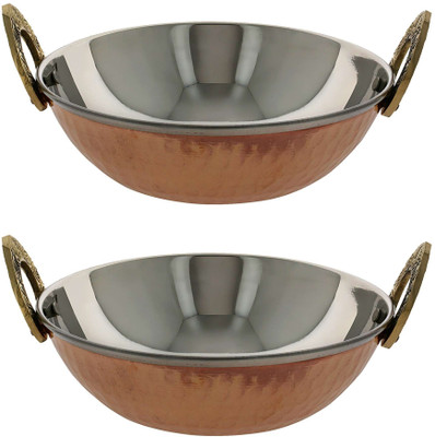 61% OFF on ShalinIndia Kadhai 0.4 L Copper 61% OFF on ShalinIndia Kadhai 0.4 L Copper