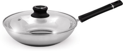 24% OFF on Ramson Tri Ply Fry With Glass Lid Pan 26 cm diameter Stainless Steel 24% OFF on Ramson Tri Ply Fry With Glass Lid Pan 26 cm diameter Stainless Steel