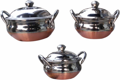 18% OFF on Punjabi Handi Set Handi 3 L Stainless Steel 18% OFF on Punjabi Handi Set Handi 3 L Stainless Steel