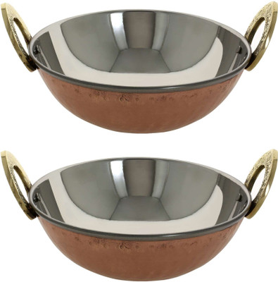 64% OFF on ShalinIndia Kadhai 0.4 L Copper 64% OFF on ShalinIndia Kadhai 0.4 L Copper