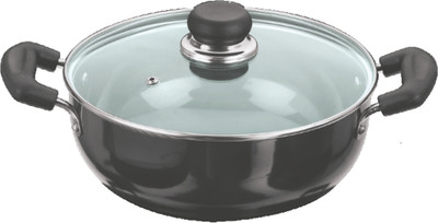 6% OFF on Vinod Hard Anodised Friendly with Glass Lid Kadhai 4.1 L Aluminium 6% OFF on Vinod Hard Anodised Friendly with Glass Lid Kadhai 4.1 L Aluminium