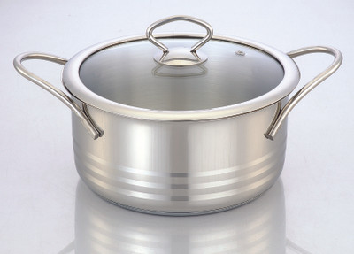 18% OFF on Praylady V Line Dutch Oven with Glass Lid Pot 2 L Stainless Steel 18% OFF on Praylady V Line Dutch Oven with Glass Lid Pot 2 L Stainless Steel