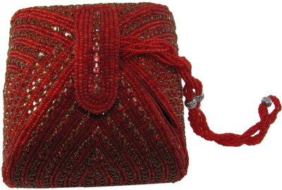 55% OFF on Faith Beadead Potli Red