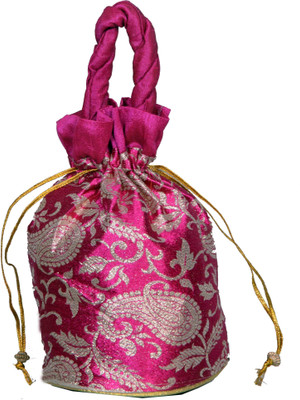 78% OFF on Bag Berry Pig Tail Potli Pink Mango 78% OFF on Bag Berry Pig Tail Potli Pink Mango