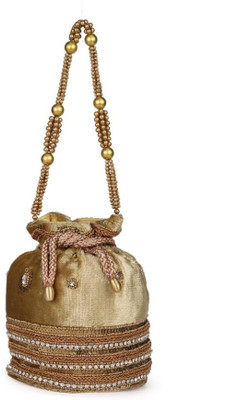 40% OFF on Oleva Silk Potli Brown