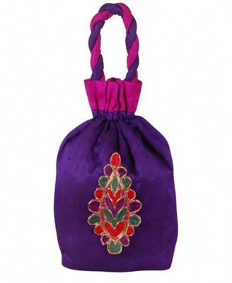 85% OFF on Bag Berry Pig Tail Potli Thread Work 85% OFF on Bag Berry Pig Tail Potli Thread Work