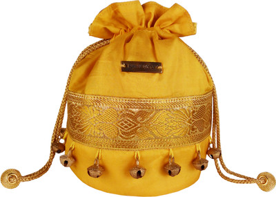 14% OFF on Haute Potli HP_Ethnic_Ye Potli Yellow 14% OFF on Haute Potli HP_Ethnic_Ye Potli Yellow