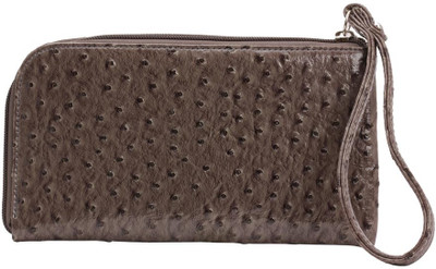 20% OFF on Khoobsurati Cheeky Stippled Wristlet Grey