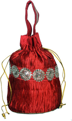 66% OFF on Bag Berry Round Potli Red 66% OFF on Bag Berry Round Potli Red