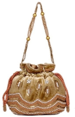 16% OFF on Craftstages Ethnic Party wear design Potli Golden 16% OFF on Craftstages Ethnic Party wear design Potli Golden