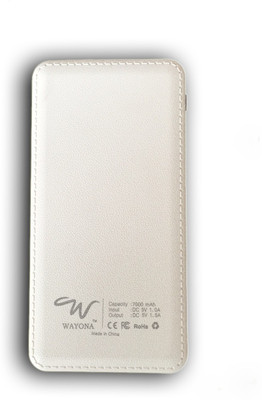 Wayona W4 7000 mAh Ultra Slim Power Bank 7000 mAh (White) 