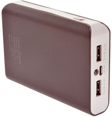 Livguard SB104 10400mAh Power Bank Powered by Samsung SDI Cell, BIS Certified - Brown Color 10400 mAh (Brown) 