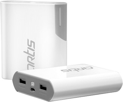 Artis AR-PB10400 Dual Usb Portable Power Bank 10400 mAh (White) 