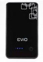 EViO ESP-6000-PM1085-BL EViO 6000 mAh Solar, USB Power Bank 6000 mAh