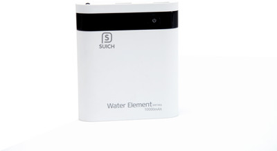 Suich S001PB10WWE Suich 10000 mAh Power Bank for All Smart Phone with 3 Month Warranty - White and Black 10000 mAh (White, Black) 