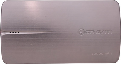 Graviti PP2101 Portable Power Pro Series Dual USB Ports 10000 mAh (Silver) 