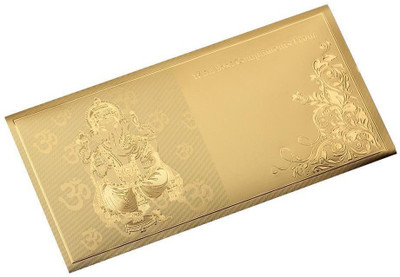 83% OFF on Jewel Fuel 5pcs Ganesha Envelope Gold Plated Gift