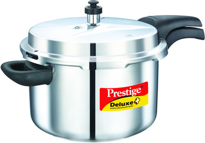 21% OFF on Prestige Deluxe Alpha 6.5 L Pressure Cooker Induction Bottom, Stainless Steel 21% OFF on Prestige Deluxe Alpha 6.5 L Pressure Cooker Induction Bottom, Stainless Steel