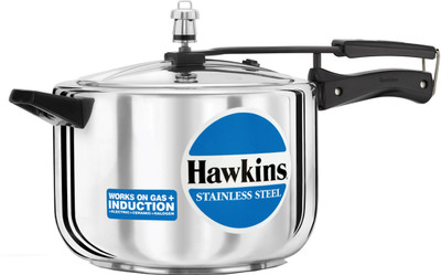 6% OFF on Hawkins Stainless Steel 8 L Pressure Cooker Induction Bottom, Stainless Steel 6% OFF on Hawkins Stainless Steel 8 L Pressure Cooker Induction Bottom, Stainless Steel
