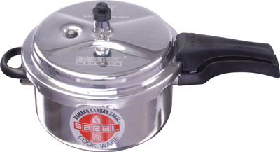 10% OFF on Saral 5 L Pressure Cooker Aluminium 10% OFF on Saral 5 L Pressure Cooker Aluminium