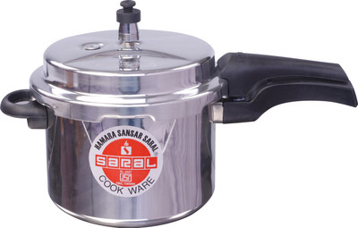 10% OFF on Saral 7.5 L Pressure Cooker Aluminium 10% OFF on Saral 7.5 L Pressure Cooker Aluminium
