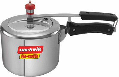 24% OFF on Sun-Kwik Ik-Mik Inner Lid 3 L Pressure Cooker Aluminium 24% OFF on Sun-Kwik Ik-Mik Inner Lid 3 L Pressure Cooker Aluminium