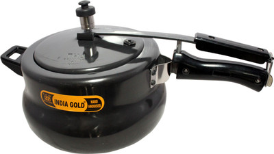 18% OFF on India Gold 5 L Pressure Cooker Aluminium