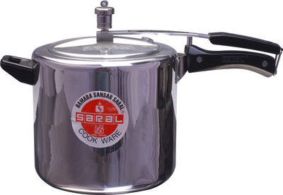 10% OFF on Saral 6.5 L Pressure Cooker Aluminium 10% OFF on Saral 6.5 L Pressure Cooker Aluminium