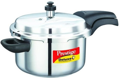 Prestige 4 L Pressure Cooker Induction Bottom, Stainless Steel Prestige 4 L Pressure Cooker Induction Bottom, Stainless Steel