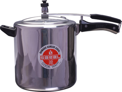 10% OFF on Saral 8 L Pressure Cooker Aluminium