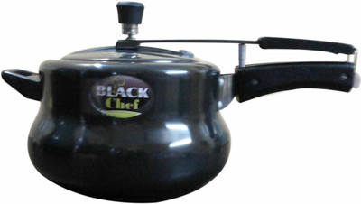 Black Chef 3.5 L Pressure Cooker Aluminium Black Chef 3.5 L Pressure Cooker Aluminium