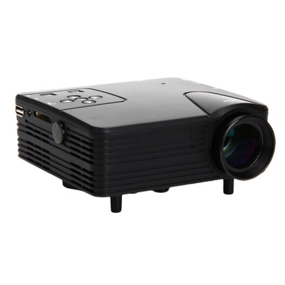 Wonder World GoProâ„¢ LED LCD Mini Home Theater Movie Cinema HD 1080P HDMI VGA AV Portable Projector (Black)