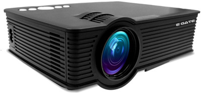 EGATE LED Projector Home Cinema Theater HDMI USB HD Portable Projector (Black)