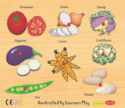 6% OFF on Learner's Play Vegetable Knob Puzzle 6% OFF on Learner's Play Vegetable Knob Puzzle