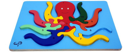 50% OFF on Wood O Plast Octopus Raised Puzzle With 1-10 Numbers 50% OFF on Wood O Plast Octopus Raised Puzzle With 1-10 Numbers
