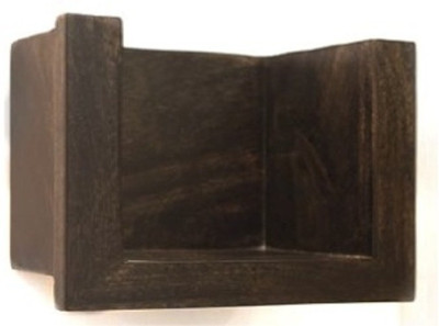 Designo Wall Rack Wooden Wall Shelf Number of Shelves - 1, Brown