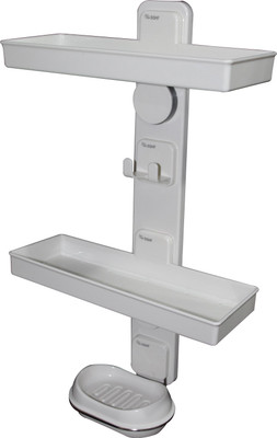 34% OFF on GRAN Plastic Wall Shelf Number of Shelves - 2, White 34% OFF on GRAN Plastic Wall Shelf Number of Shelves - 2, White